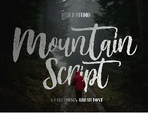 Mountain Brush Free font