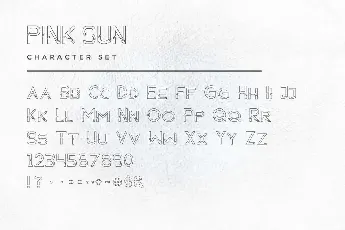 Pink Sun Demo font