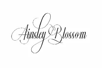 Ainsley Blossom Demo font