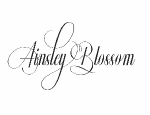 Ainsley Blossom Demo font