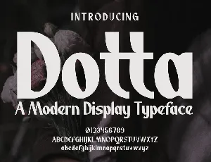 Dotta font