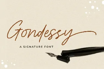 Gondessy font