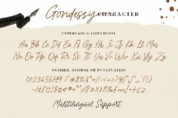 Gondessy font