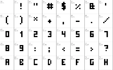 Pixel Millennium font