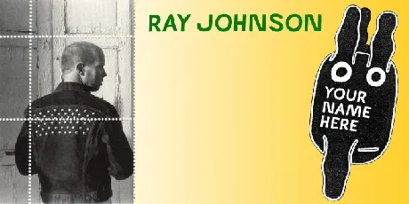 Ray Johnson font