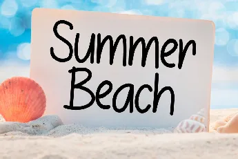 Summer Welcome font