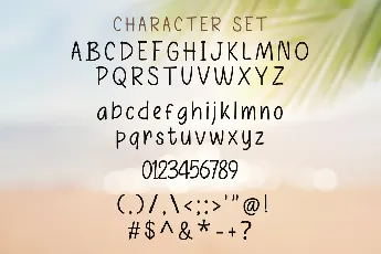 Summer Welcome font