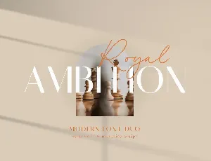 Royal Ambition Duo font