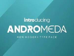 Andromeda Typeface font