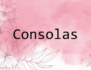 Consolas Family font