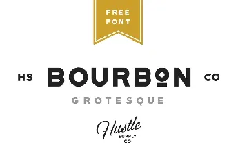 Bourbon Grotesque font