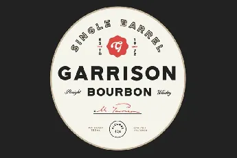 Bourbon Grotesque font