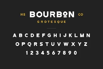 Bourbon Grotesque font