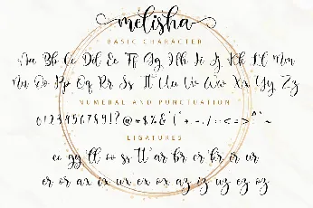 Melisha font