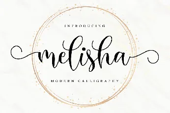 Melisha font