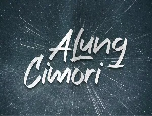 AlungCimori font