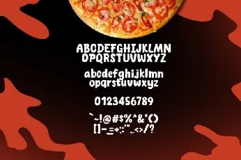 Spicy Pizza font