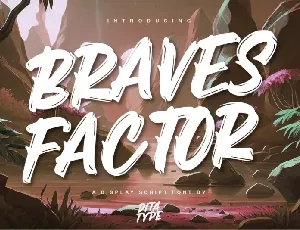 Brave Factor font