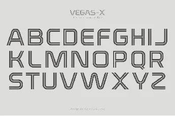 Vegas-X font