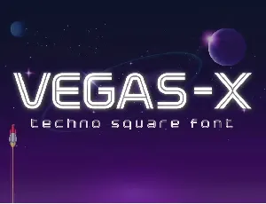 Vegas-X font