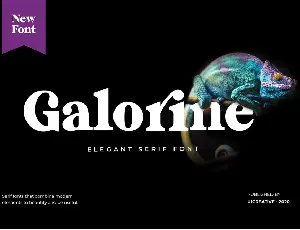 Galorine font