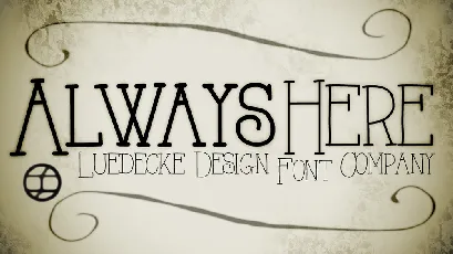 AlwaysHere font