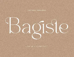 Bagiste font