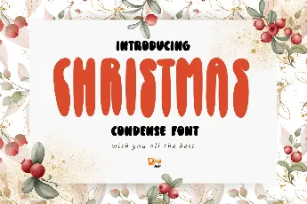 Christmas Condense - Personal U font