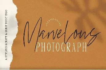 Marvelous Photograph Script font