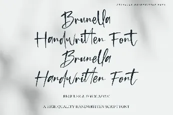 Brunella font