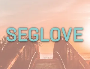 Seglove font