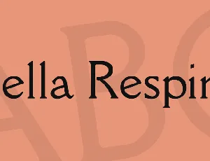 Della Respira font