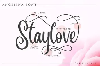 Angelina Script Typeface font