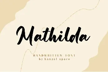 Mathilda font