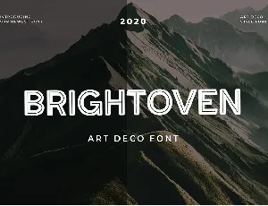 Brightoven font