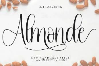 Almonde Script font