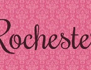 Rochester font