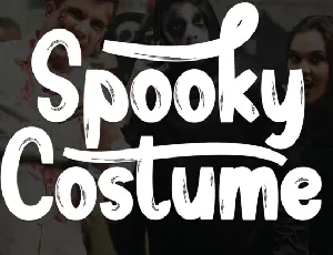 Spooky Costume font