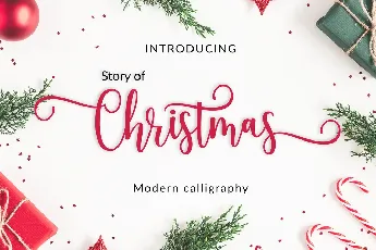 Story of Christmas font