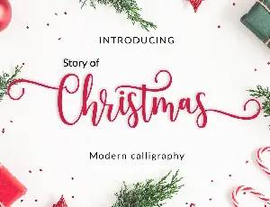 Story of Christmas font