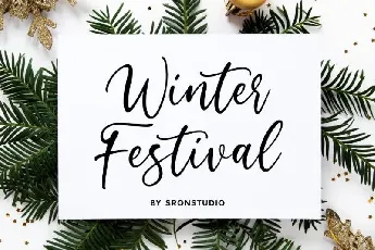 Winter Festival font