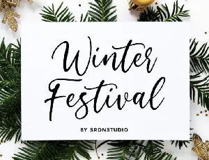 Winter Festival font