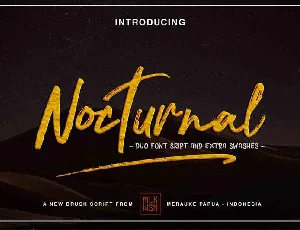 Nocturnal Free Download font