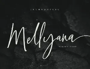 Mellyana font