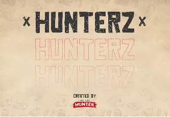 Hunterz font