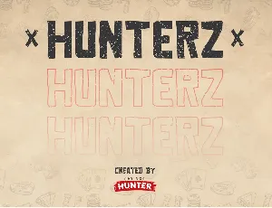 Hunterz font