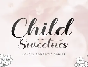 Child Sweetnes font