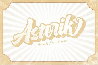 Asterik font