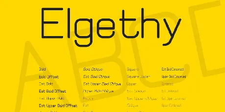 Elgethy font