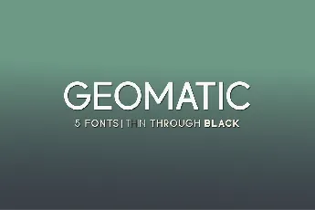 Geomatic font